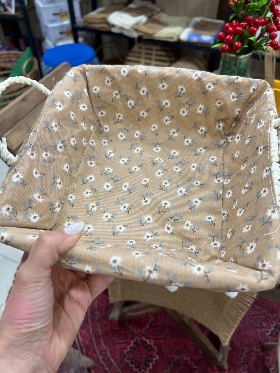 کاسه مربع حصیری وارداتی